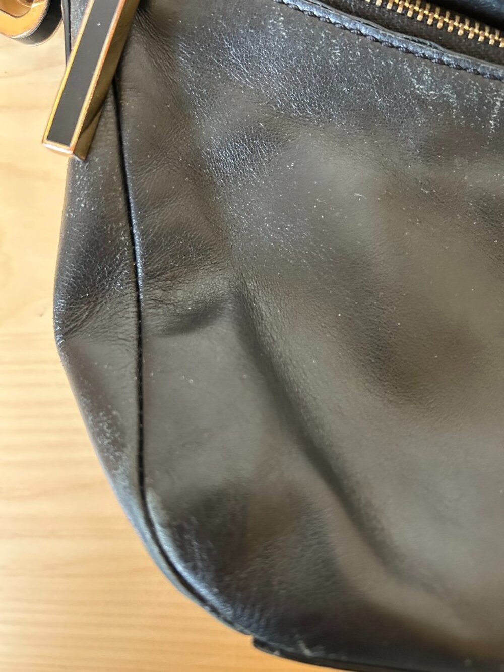 Lauren | Ralph Lauren Leather Crossbody Purse Black - Picture 15 of 16